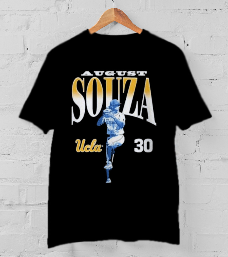 August Souza Number 30 UCLA Bruins Player T-Shirt