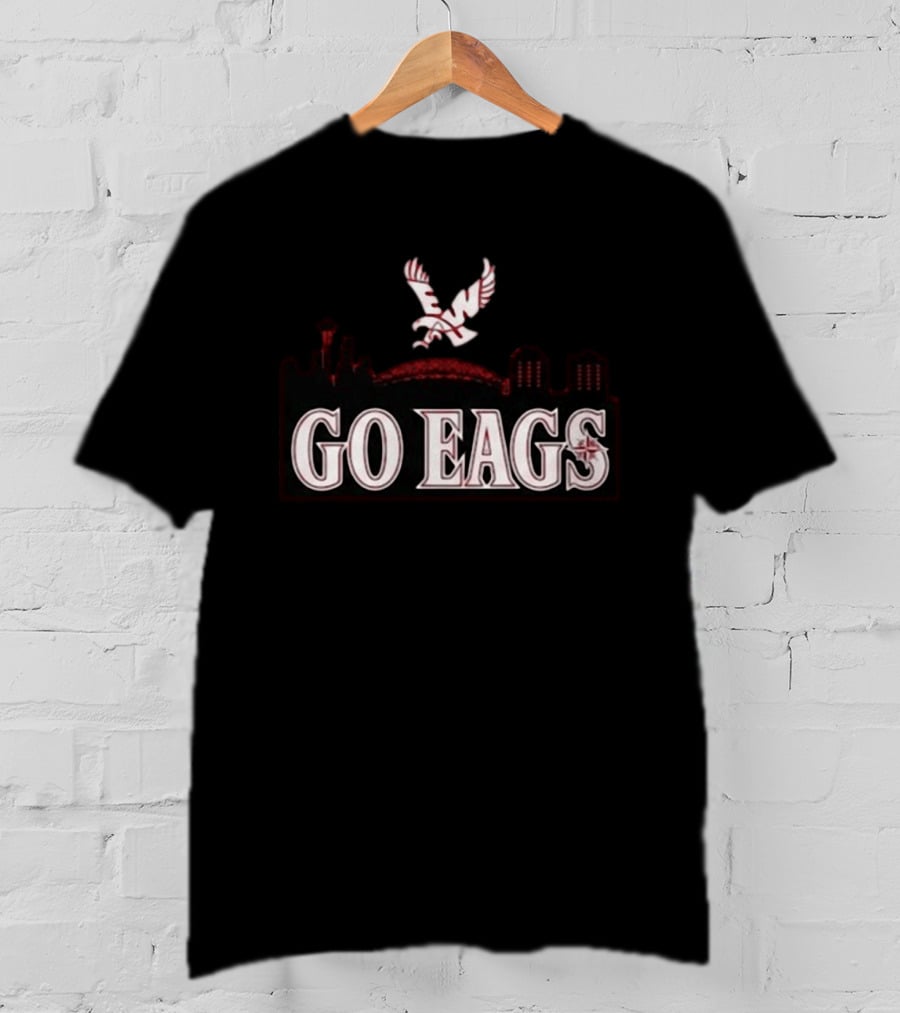 Go Eags EWU Mariners Skyline 2026 T-Shirt