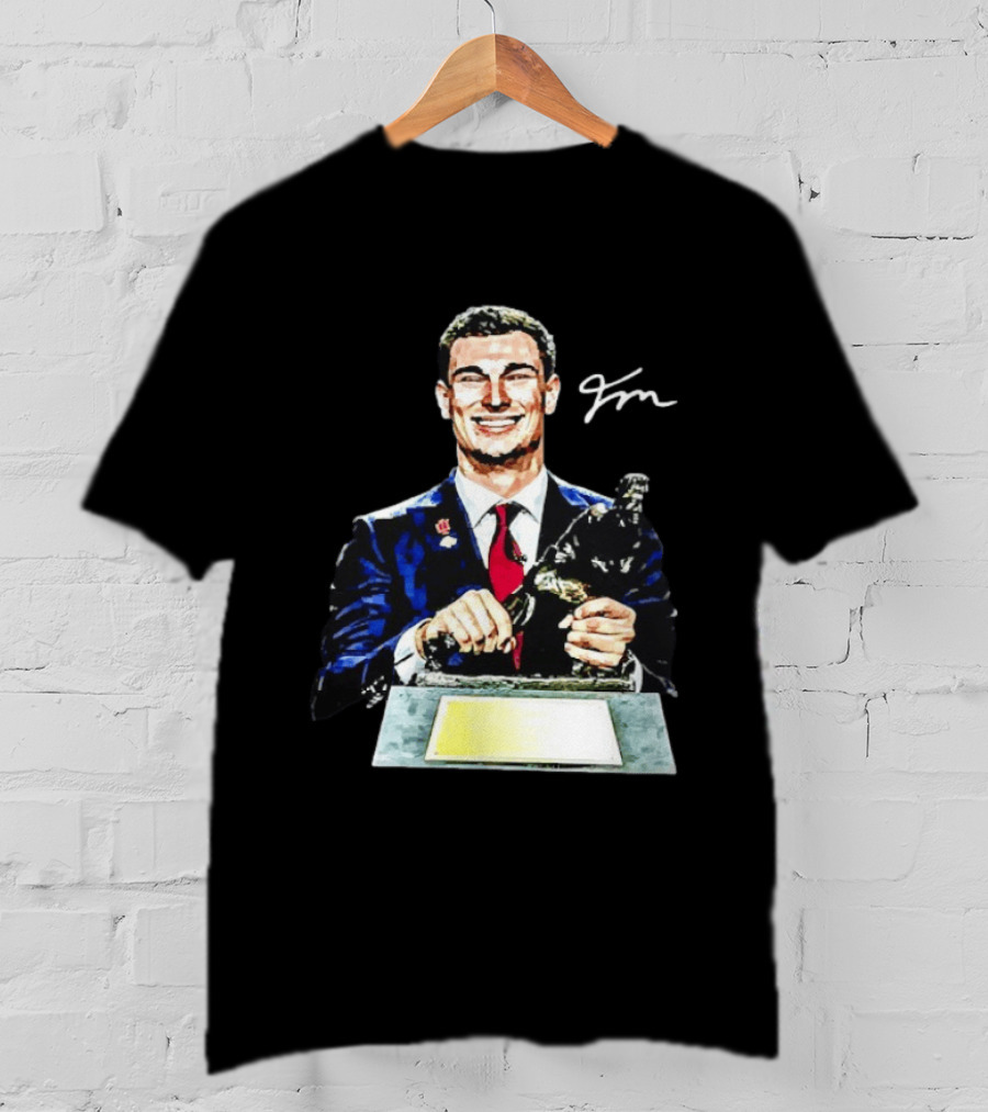 Heismandoza Fernando Mendoza Indiana Hoosiers Autograph Football Star T-Shirt