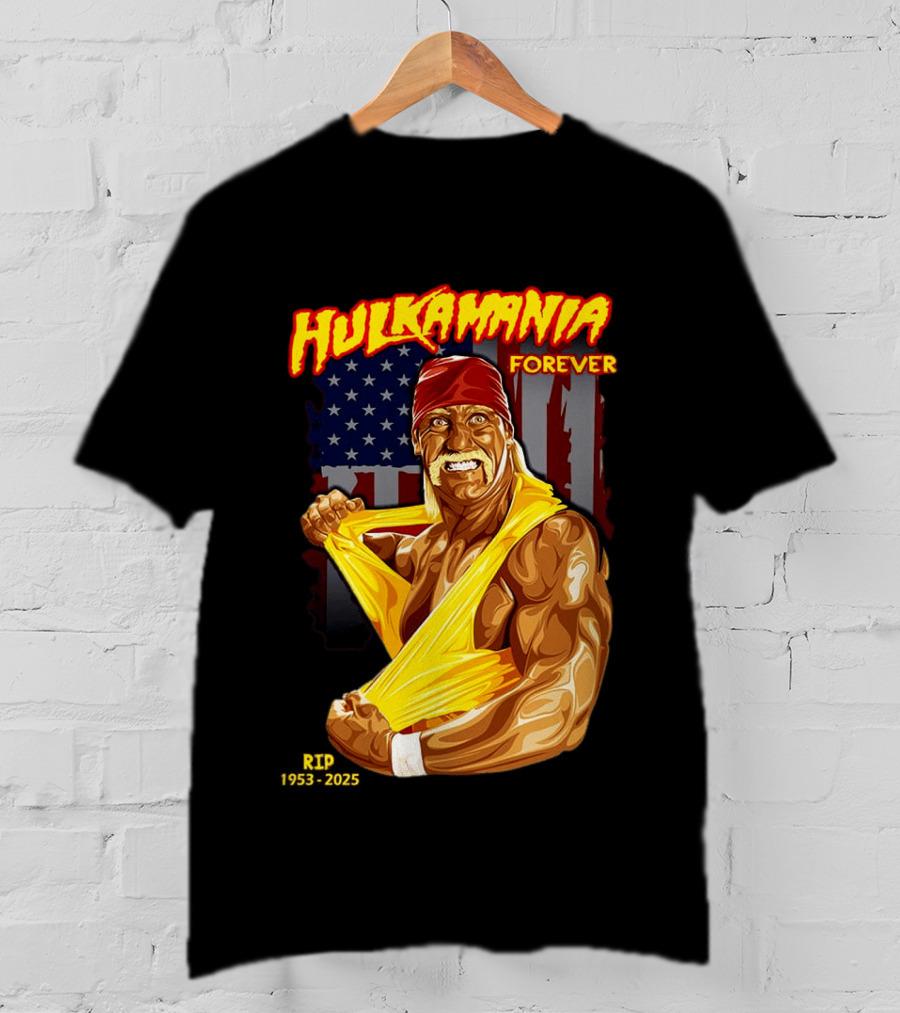 Hulkamania Forever American Icon 1953 2025 T-Shirt