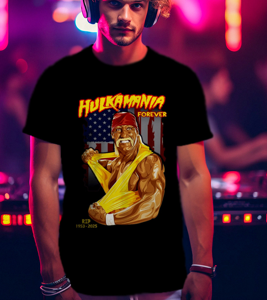 Hulkamania Forever American Icon 1953 2025 T-Shirt