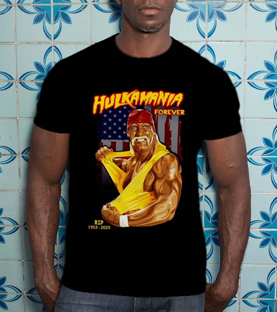 Hulkamania Forever American Icon 1953 2025 T-Shirt