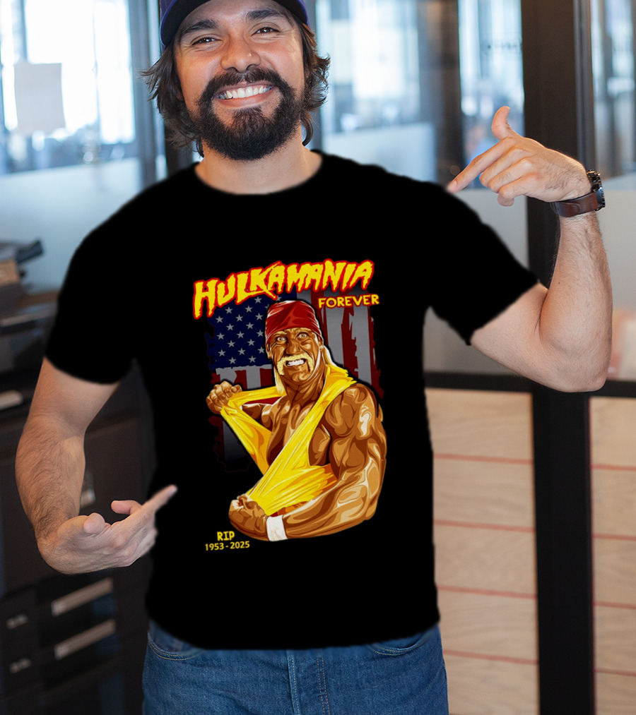 Hulkamania Forever American Icon 1953 2025 T-Shirt