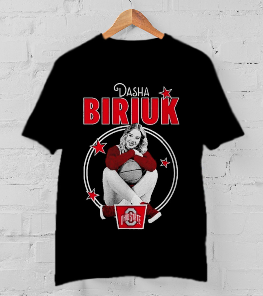 Ohio State Buckeyes Basketball Dasha Biriuk T-Shirt