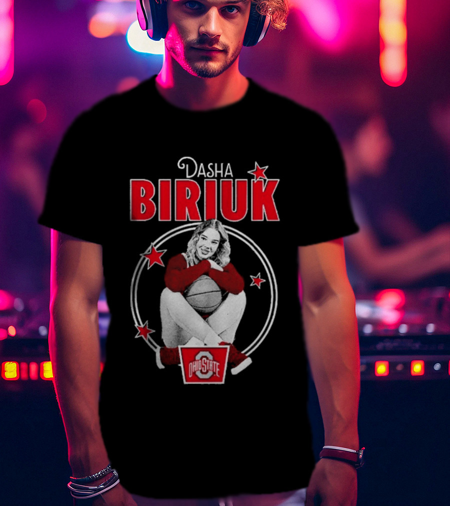 Ohio State Buckeyes Basketball Dasha Biriuk T-Shirt