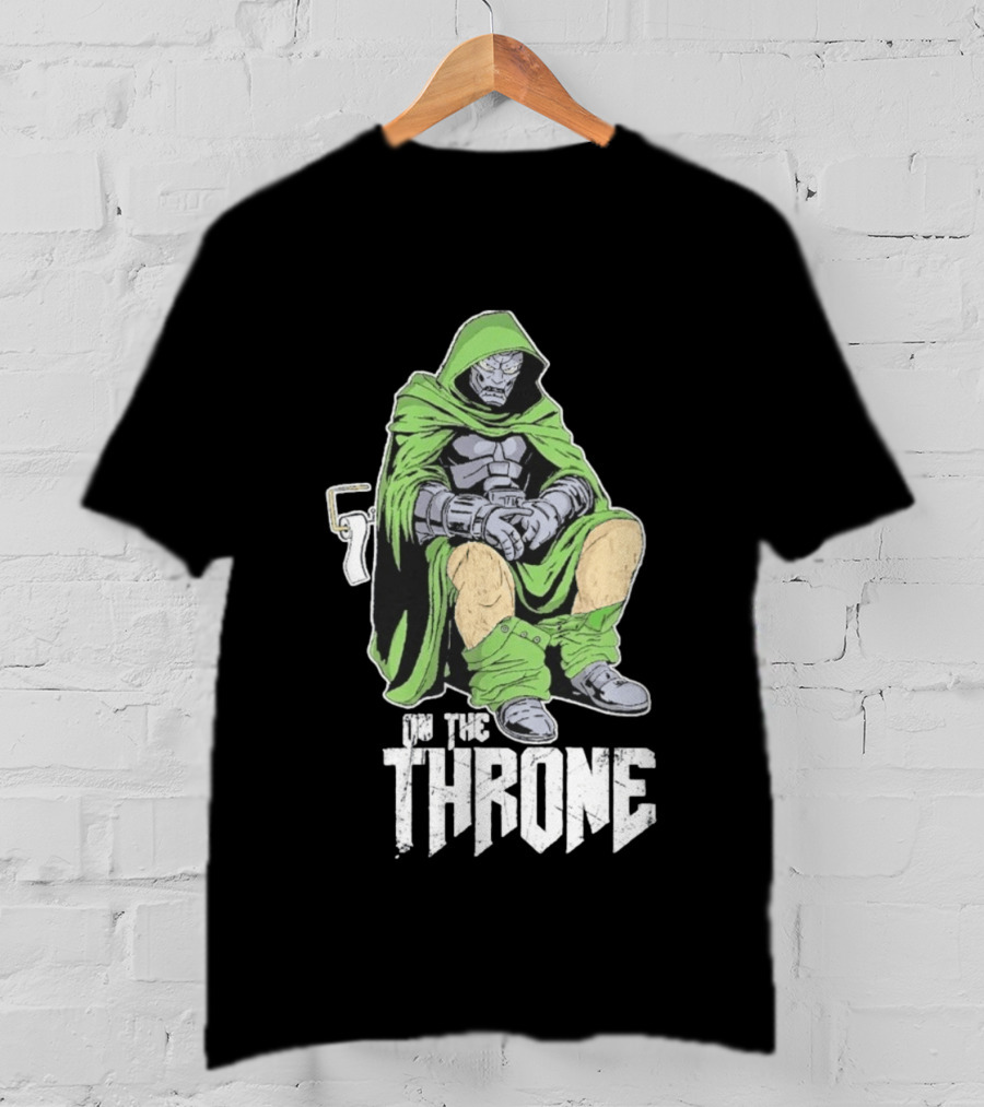 Doctor Doom On The Throne Toilet T-Shirt