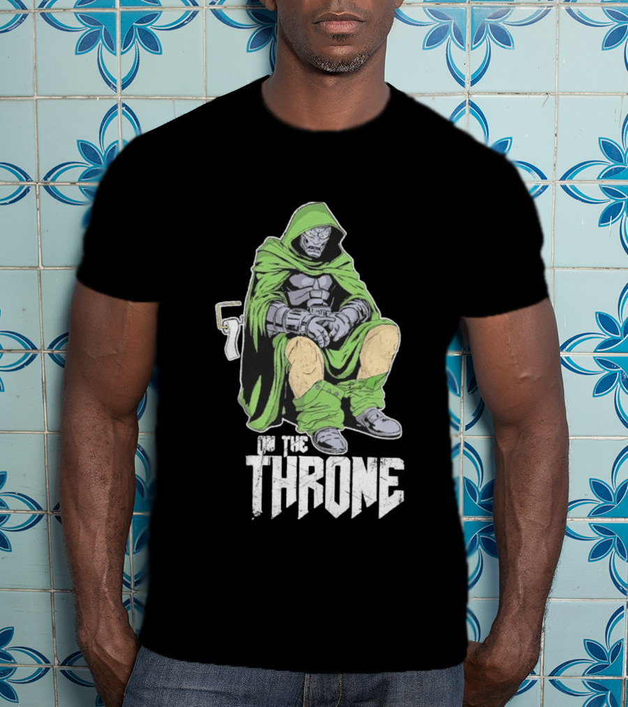 Doctor Doom On The Throne Toilet T-Shirt