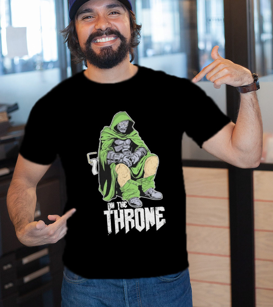 Doctor Doom On The Throne Toilet T-Shirt