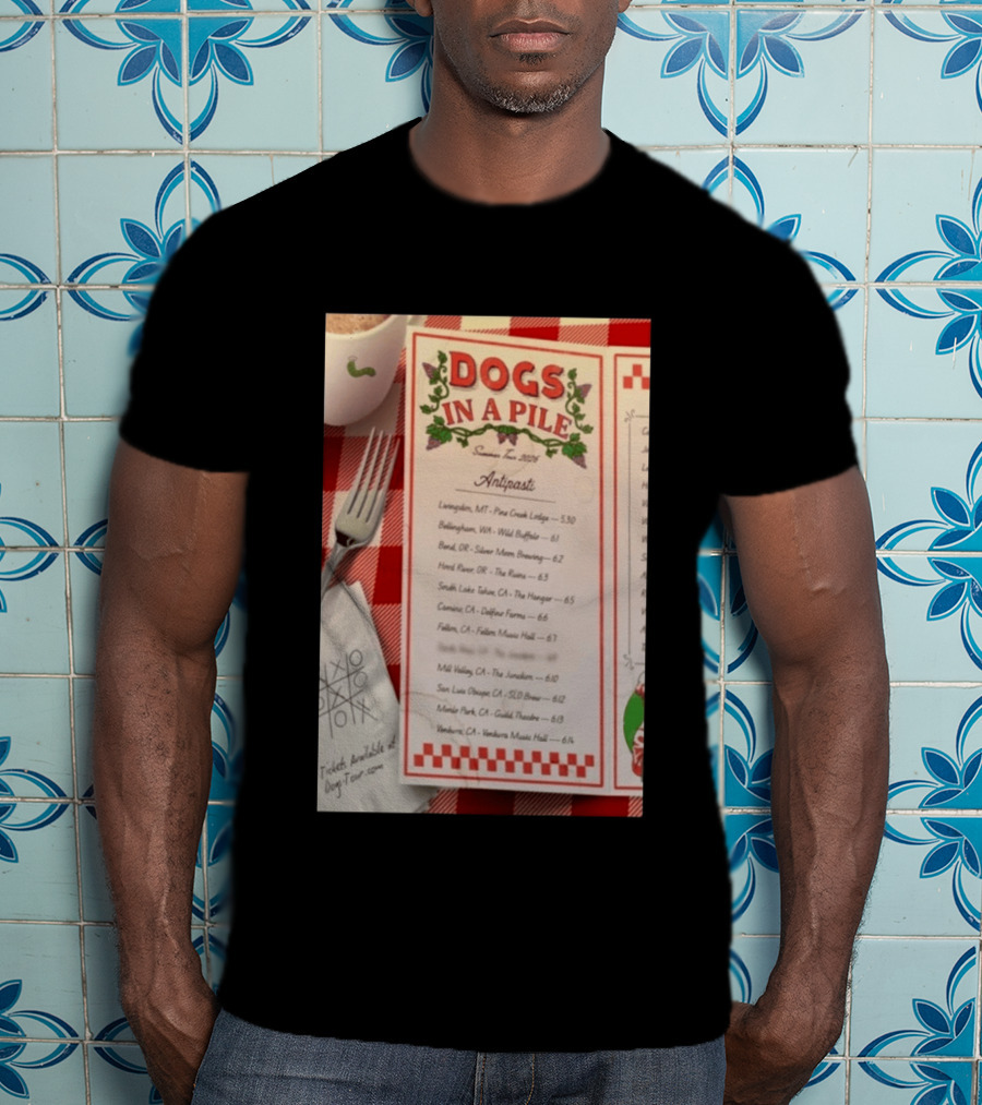Dogs In A Pile Summer Tour 2026 T-Shirt