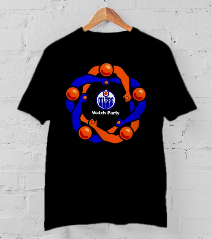 Edmonton Oilers Party Jerk Circle Arena Fans T-Shirt