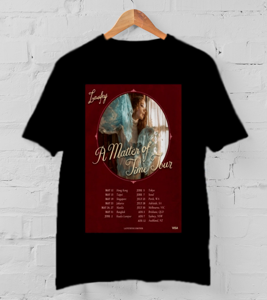 Laufey A Matter Of Time Tour 2026 Dates And Locations T-Shirt