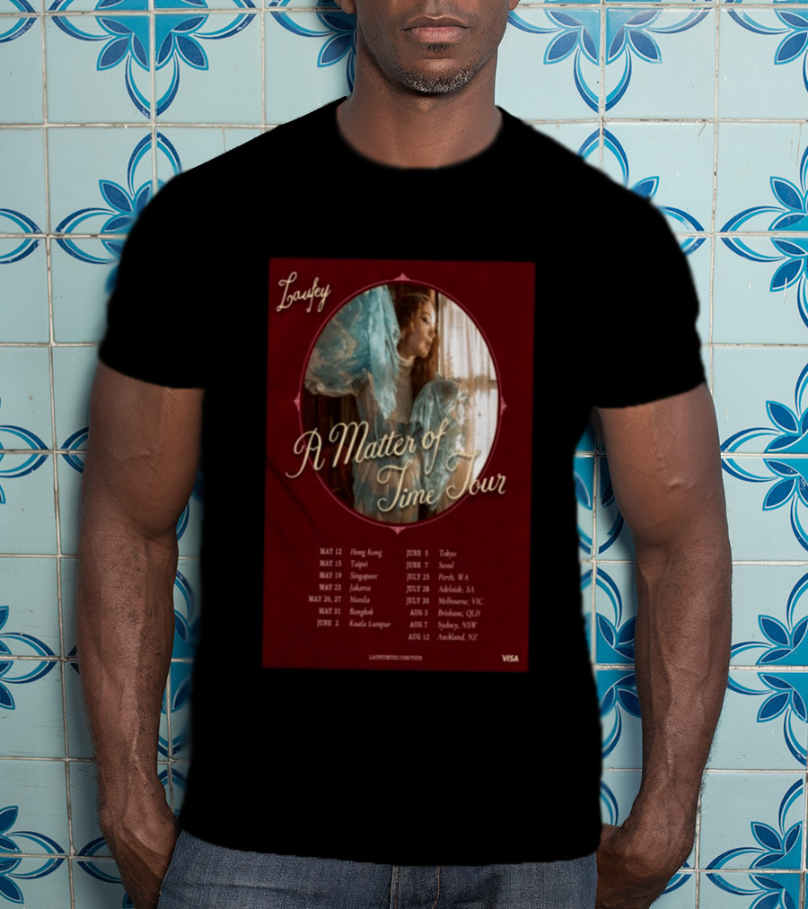 Laufey A Matter Of Time Tour 2026 Dates And Locations T-Shirt