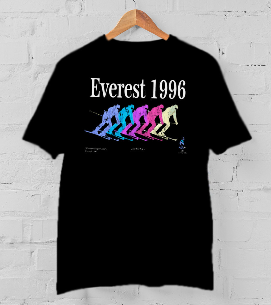 Everest 1996 Michael Beasley Multicolored Skiers T-Shirt