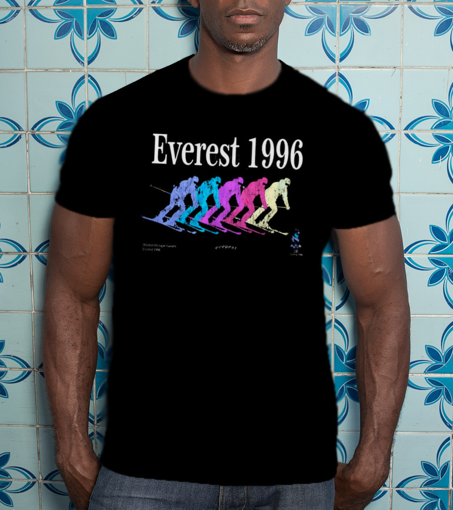 Everest 1996 Michael Beasley Multicolored Skiers T-Shirt