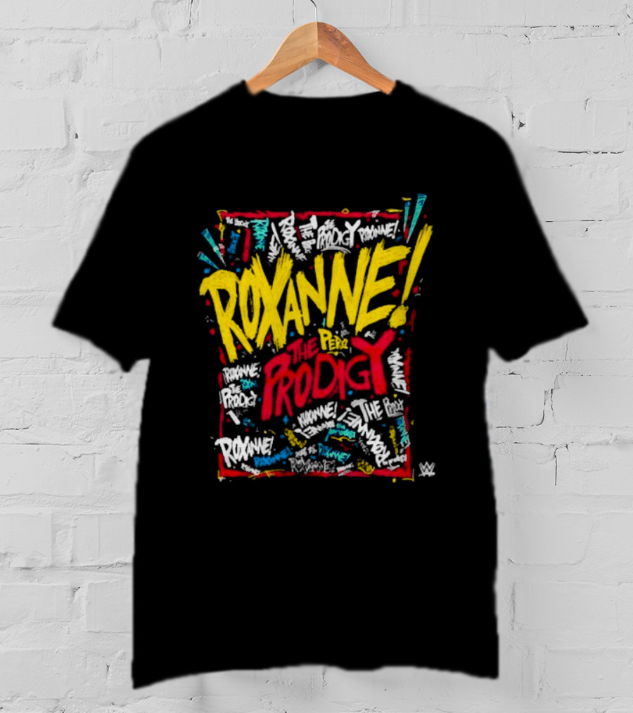 Roxanne Perez The Prodigy WWE Colorful Graffiti T-Shirt