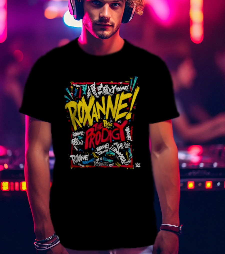 Roxanne Perez The Prodigy WWE Colorful Graffiti T-Shirt