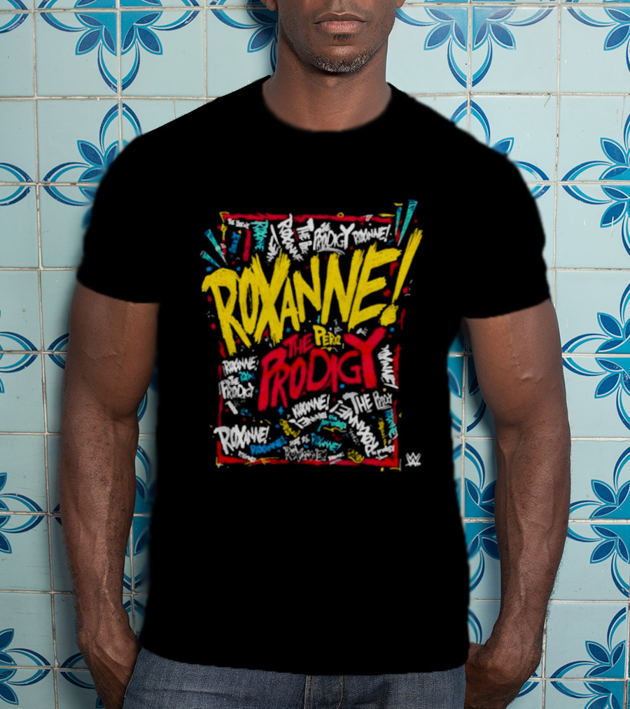 Roxanne Perez The Prodigy WWE Colorful Graffiti T-Shirt