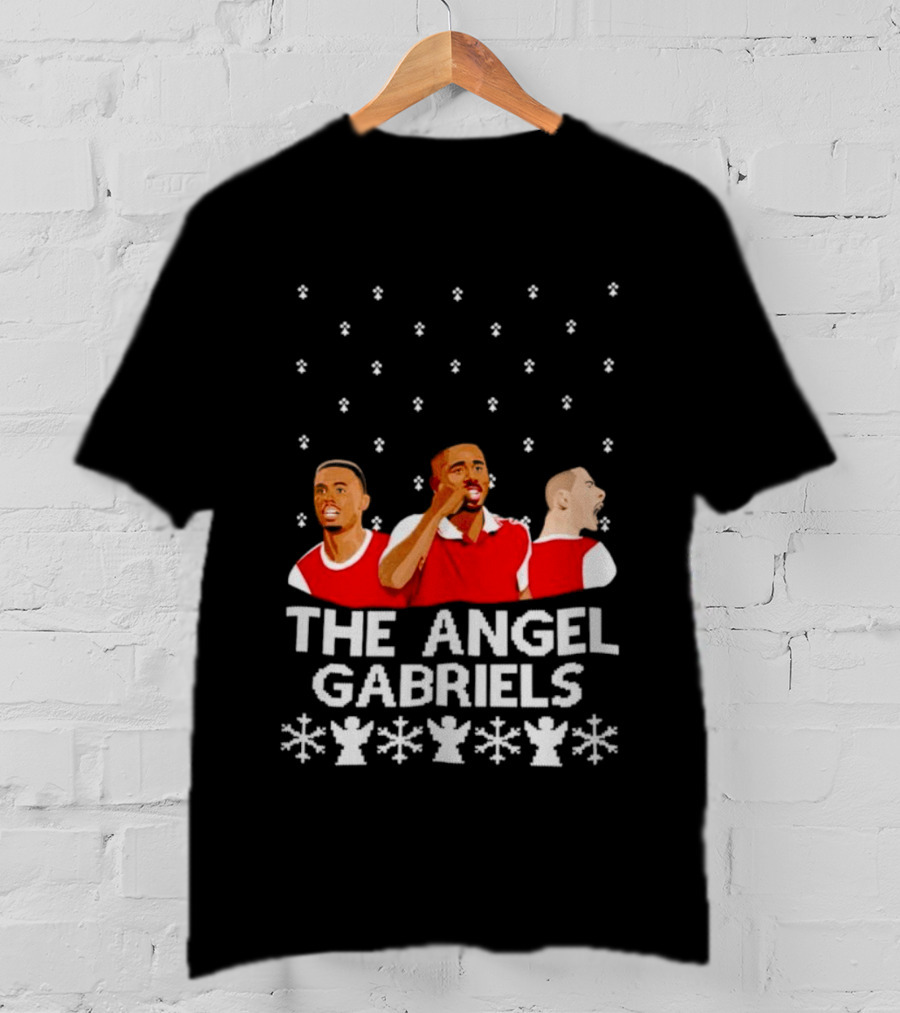 The Angel Gabriels Christmas Soccer Players Snowflakes T-Shirt