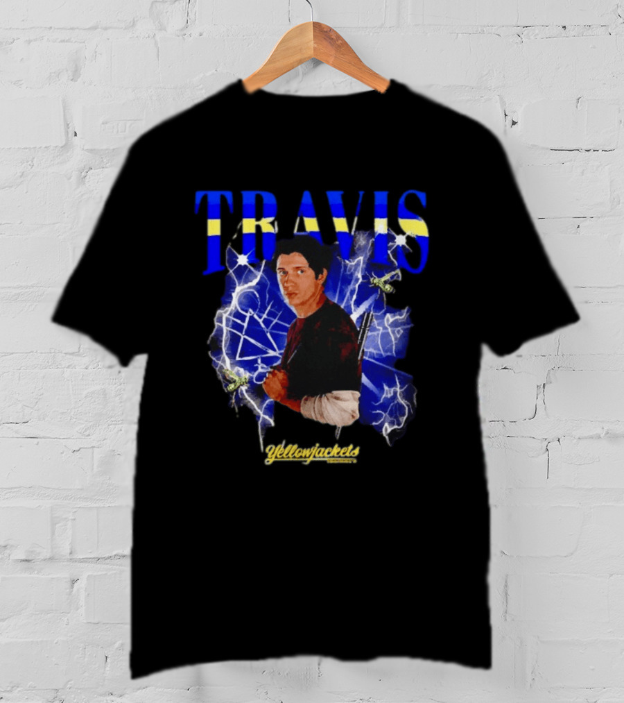 Yellowjackets Travis Martinez Blue Lightning Image T-Shirt
