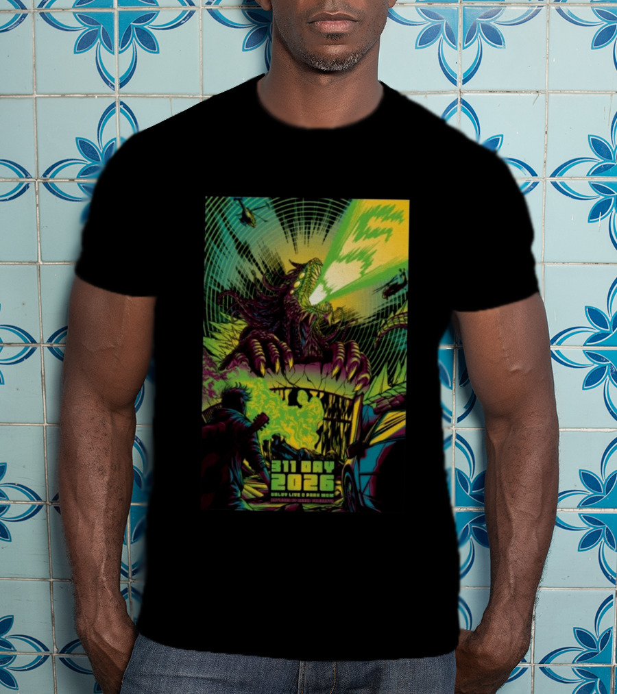 311 Day 2026 Dolby Live At Park MGM Las Vegas NV Alien Monster Art Helicopters T-Shirt