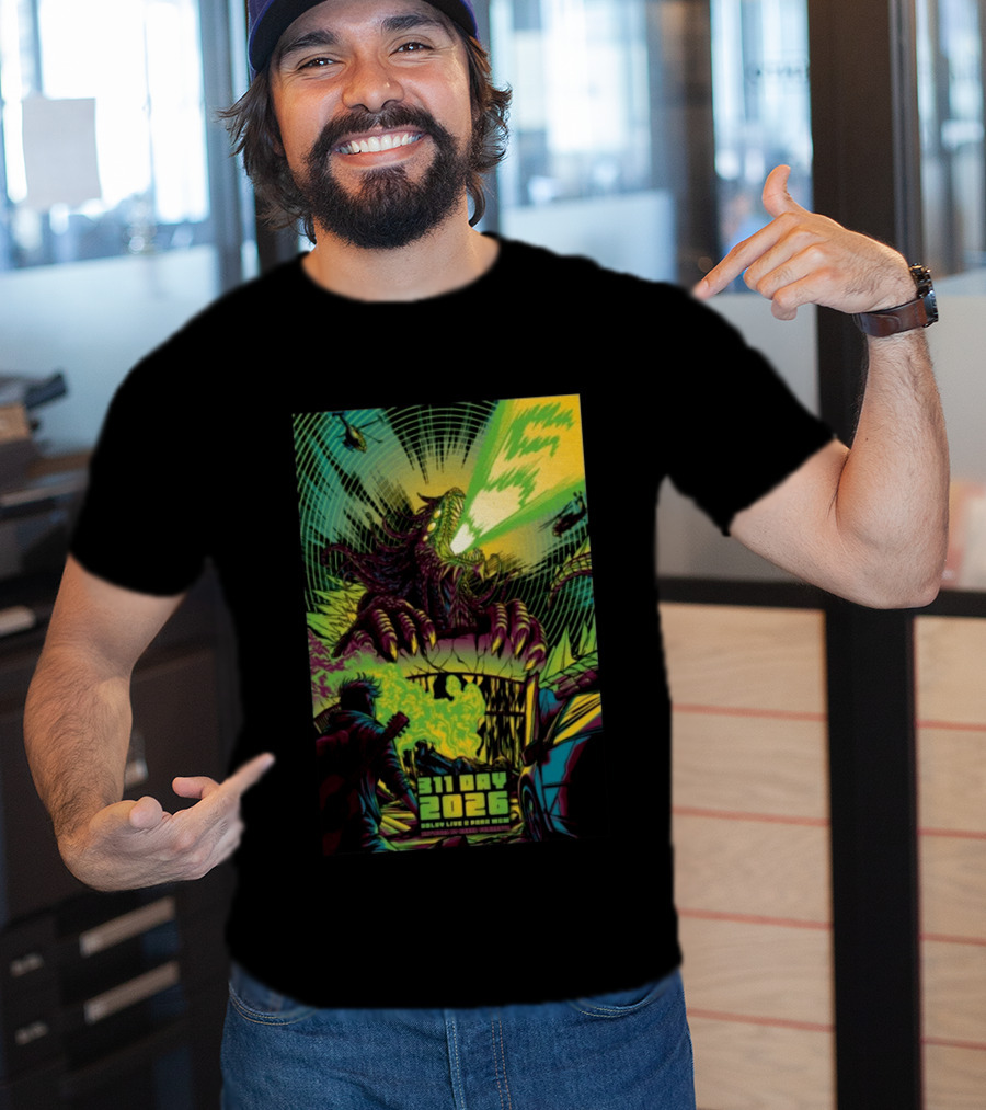 311 Day 2026 Dolby Live At Park MGM Las Vegas NV Alien Monster Art Helicopters T-Shirt