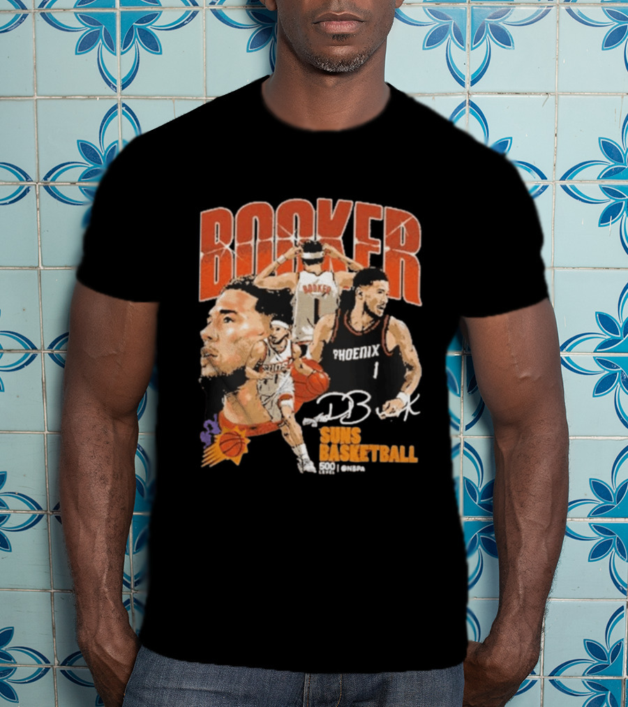 Booker Suns Basketball Phoenix 500 Career Games T-Shirt