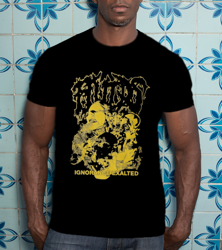 Fluids Ignorance Exalted Abstract Golden T-Shirt