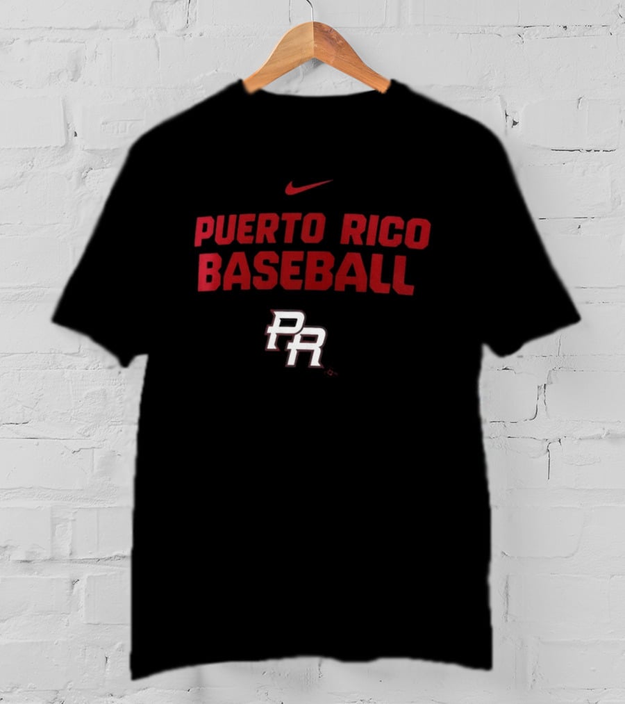 Puerto Rico Baseball 2026 World Baseball Classic PR Nike T-Shirt