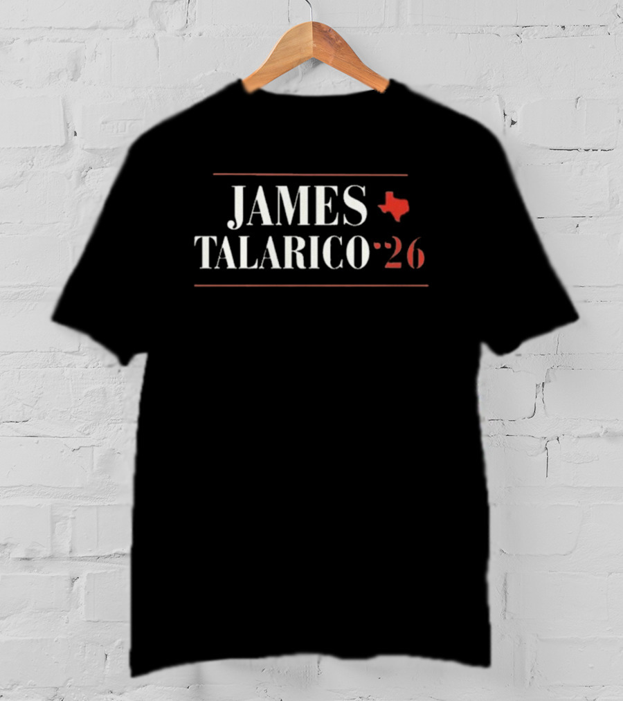 James Talarico 26 Texas Red Map T-Shirt