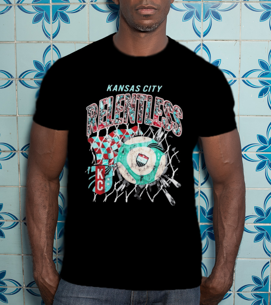 Kansas City Relentless KC Current Made Mobb Soccer Chainlink T-Shirt