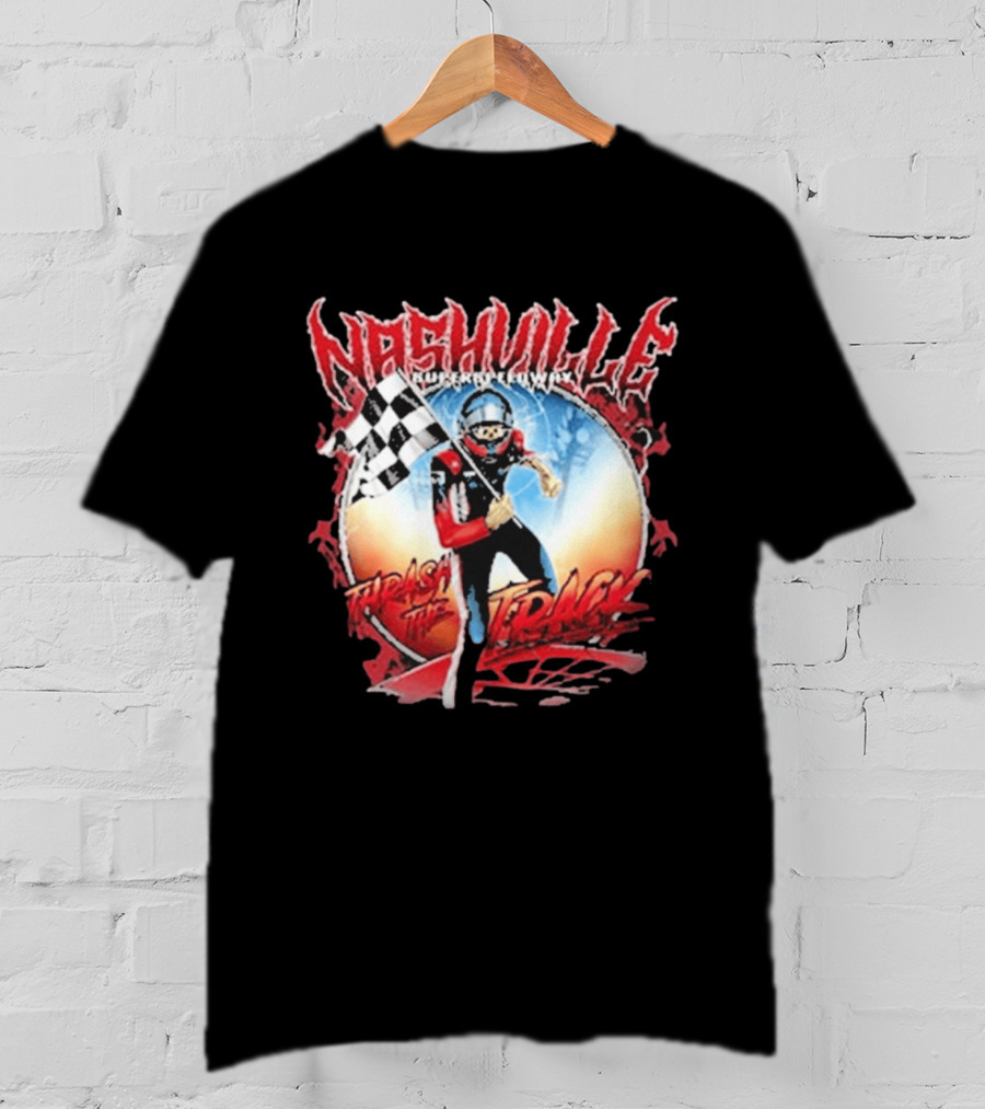 Nashville Superspeedway NSS Thrash The Track Racing Championship T-Shirt