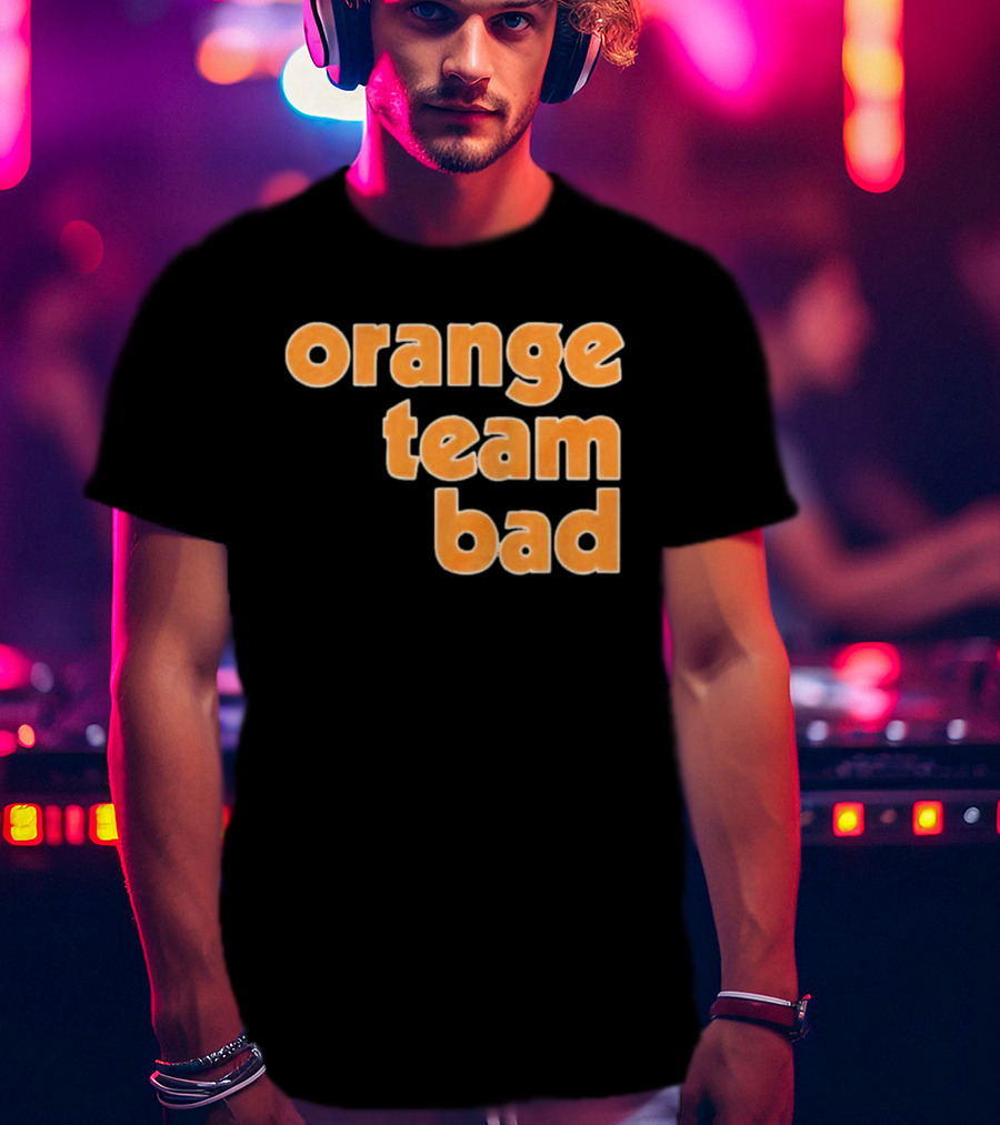Orange Team Bad Houston Astros Navy Blue Ships Free T-Shirt