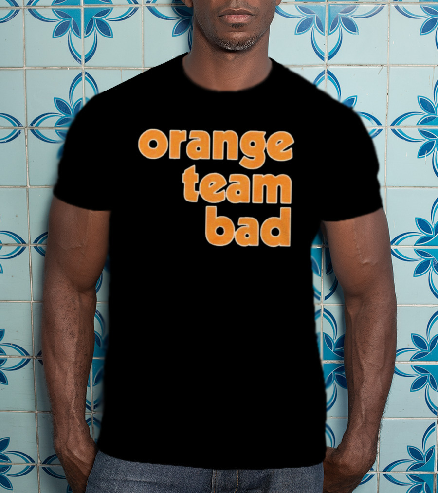 Orange Team Bad Houston Astros Navy Blue Ships Free T-Shirt