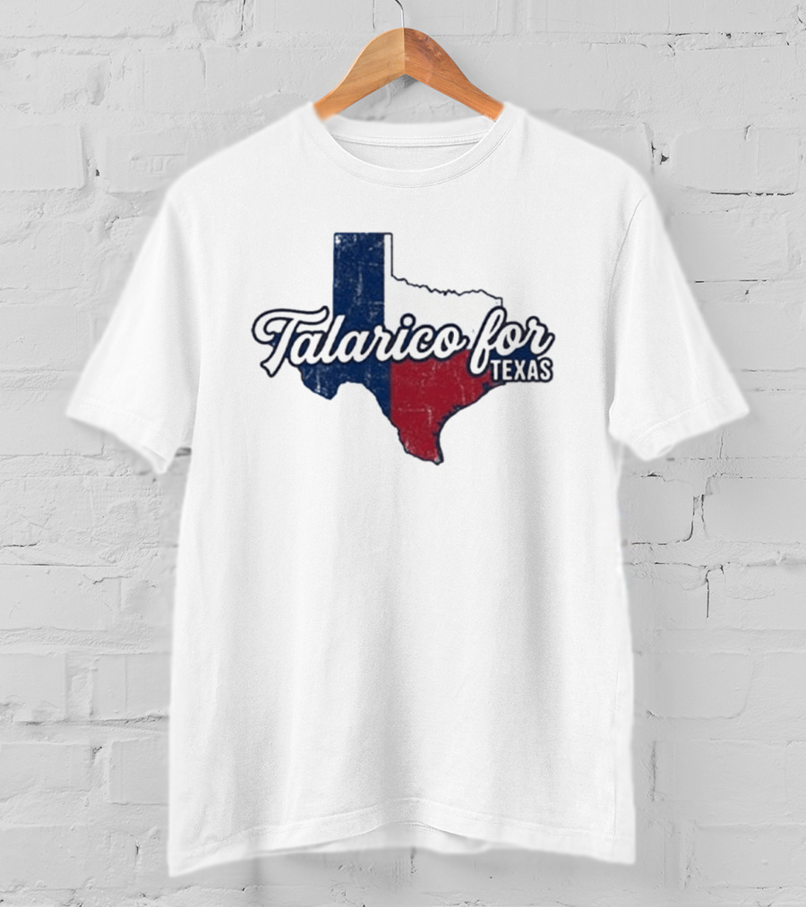 Talarico For Texas State Flag Map T-Shirt