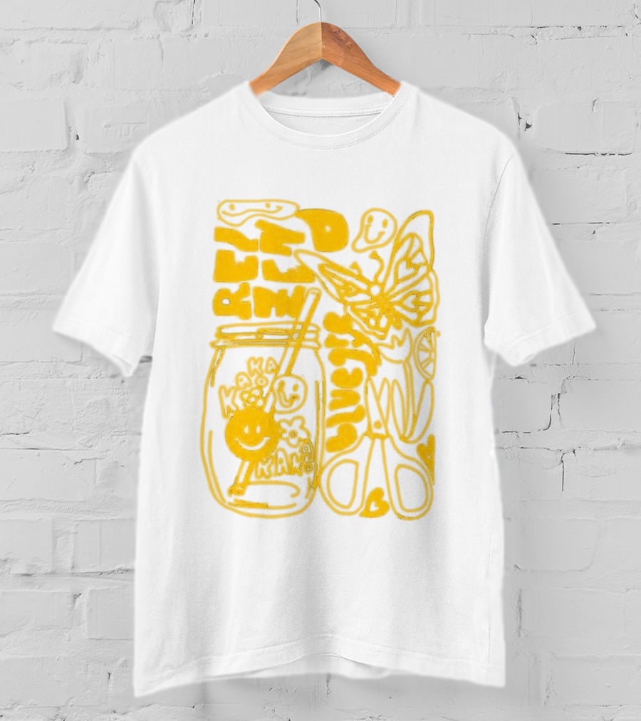 Jessie Kakao Read Dream Nothing Summer Butterfly Sunshine T-Shirt