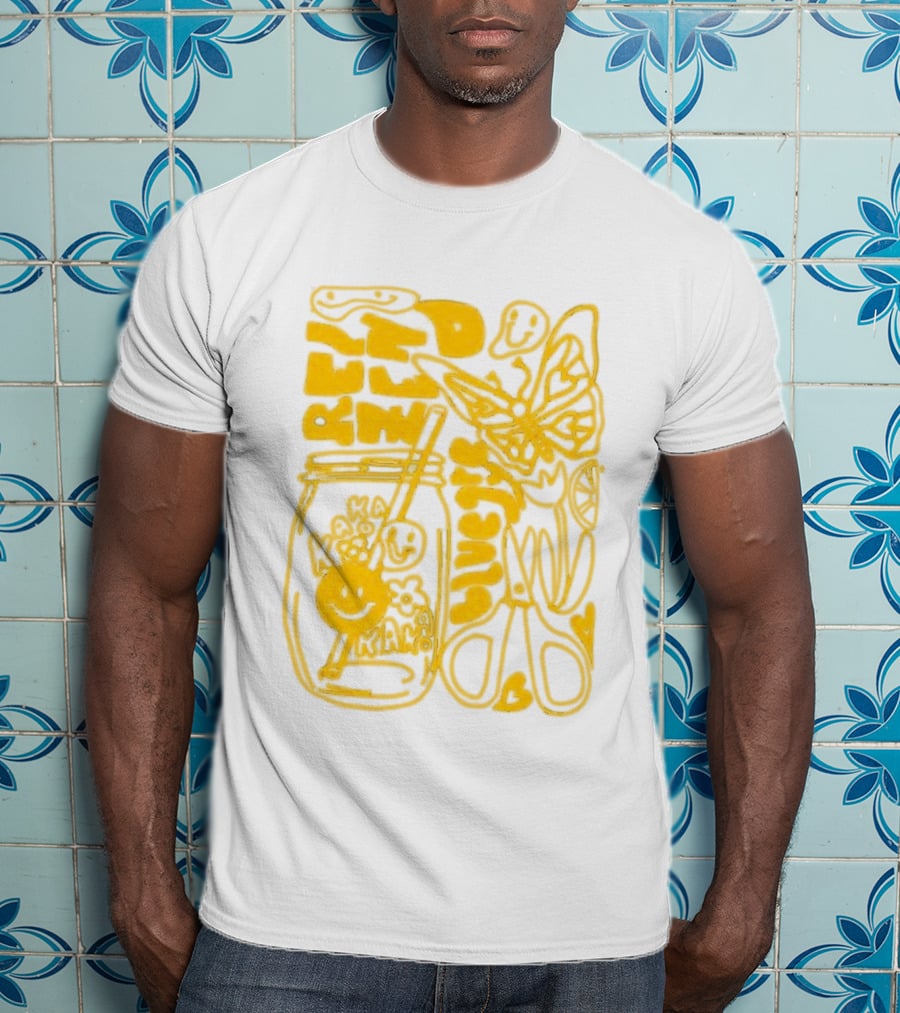 Jessie Kakao Read Dream Nothing Summer Butterfly Sunshine T-Shirt