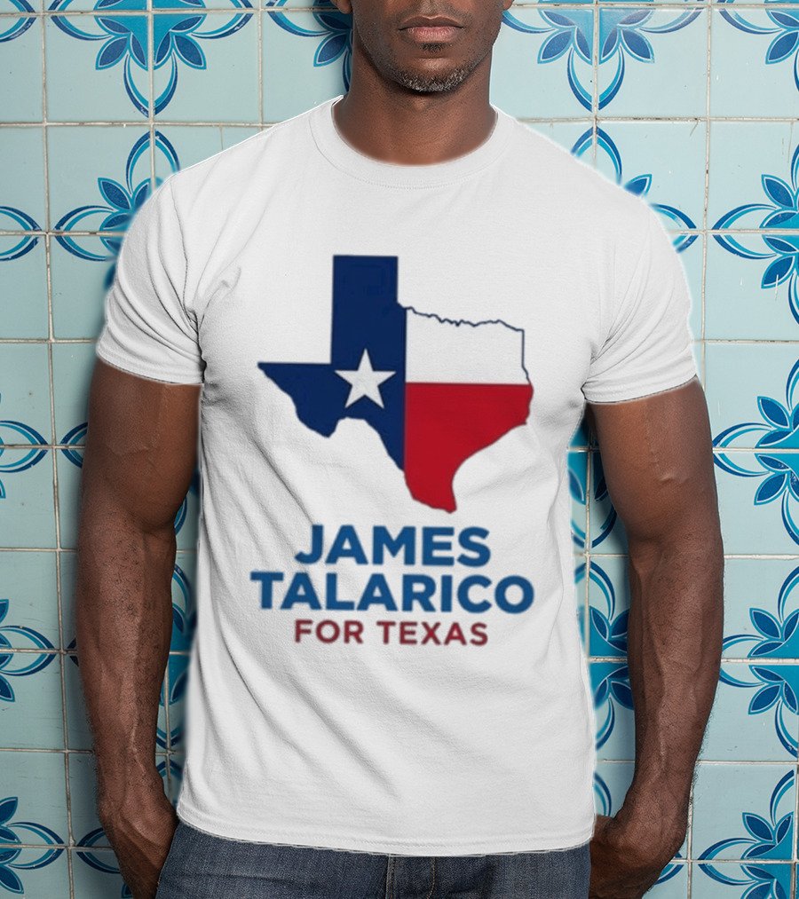 James Talarico For Texas 2026 Campaign Texas Flag T-Shirt