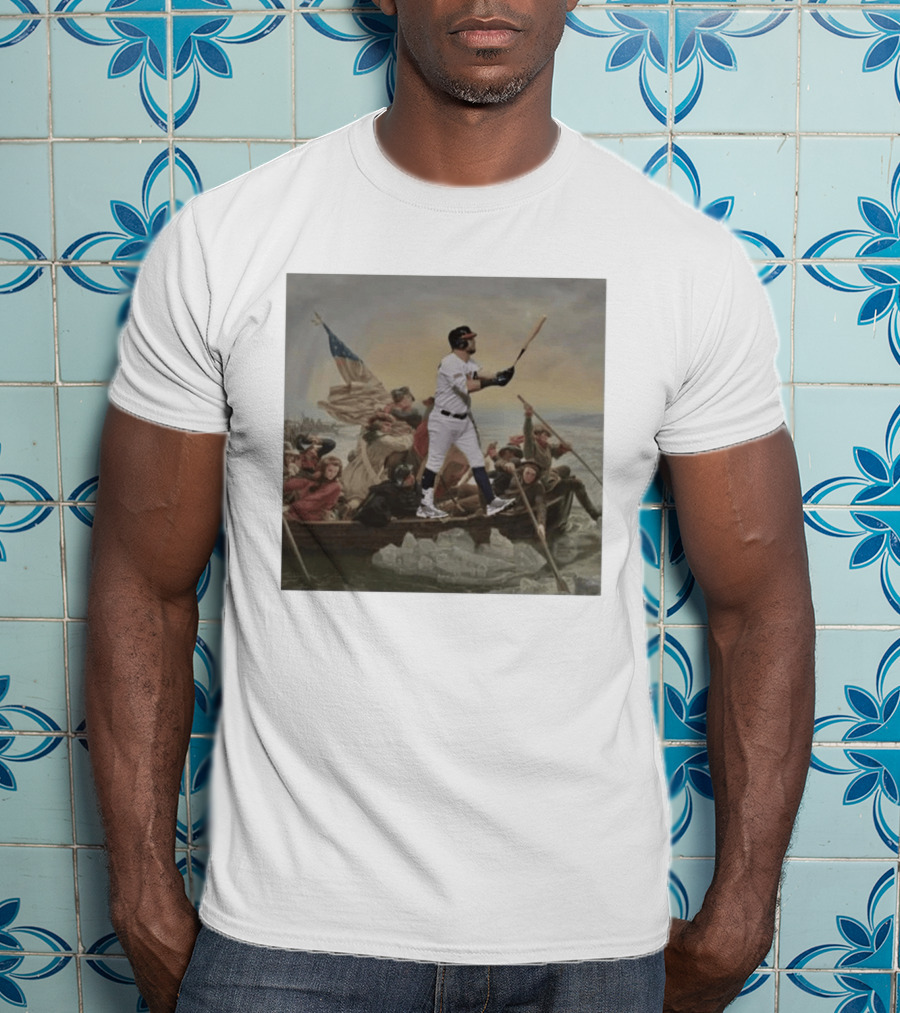Washington Crossing The Delaware Incredible Obvious Baseball Fusion T-Shirt