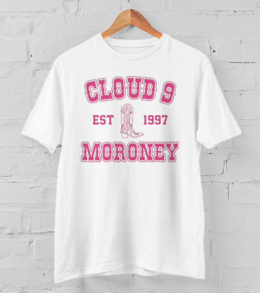 Cloud 9 Est 1997 Moroney Tour Cowboy Boot T-Shirt
