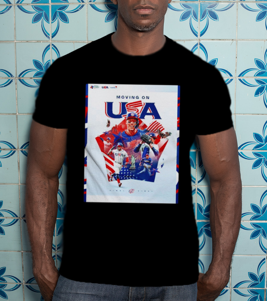 Moving On USA World Baseball Classic 2026 Team USA Final Player T-Shirt