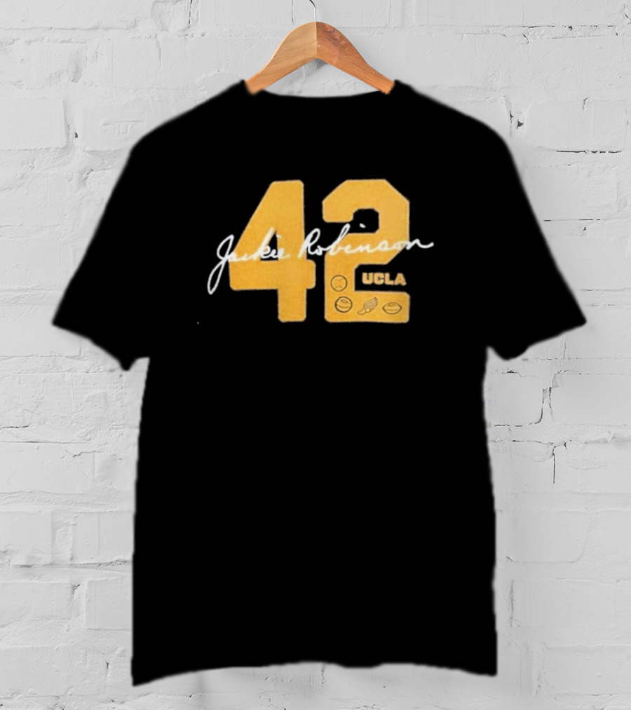 UCLA Bruins Jackie Robinson 42 Letterman Day 2026 T-Shirt