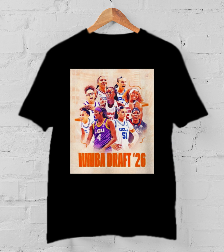 NCAA Women's Basketball WNBA Draft 2026 NCAA UCLA LSU Players T-Shirt