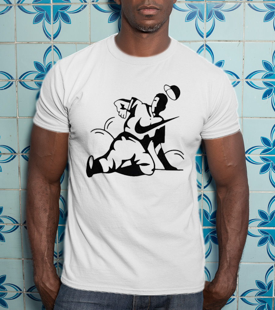 Nike Baseball Player Sliding T-Shirt