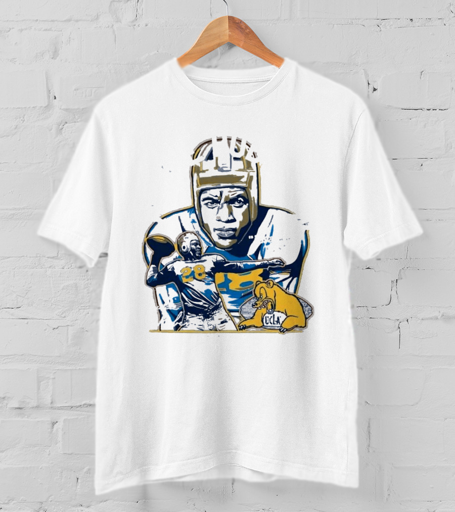 UCLA Football Honor Jackie Robinson Pasadena Flash 2026 Day Bruins 28 T-Shirt