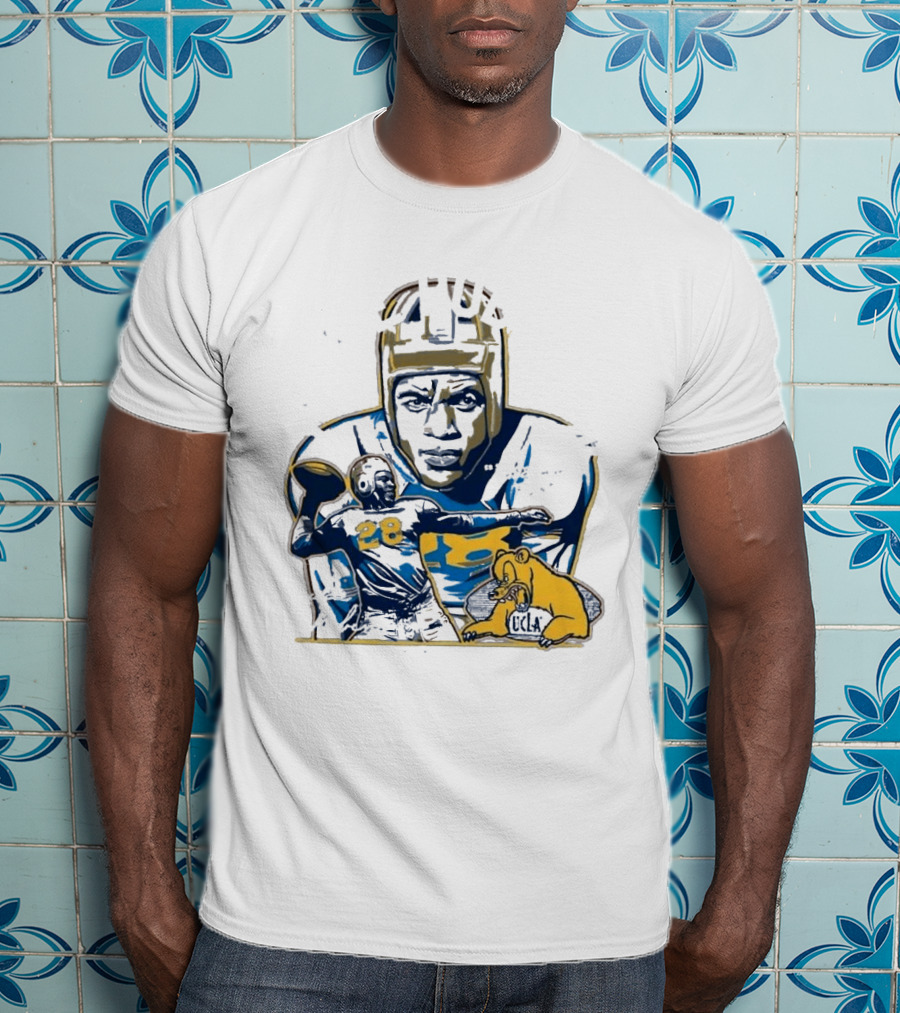 UCLA Football Honor Jackie Robinson Pasadena Flash 2026 Day Bruins 28 T-Shirt