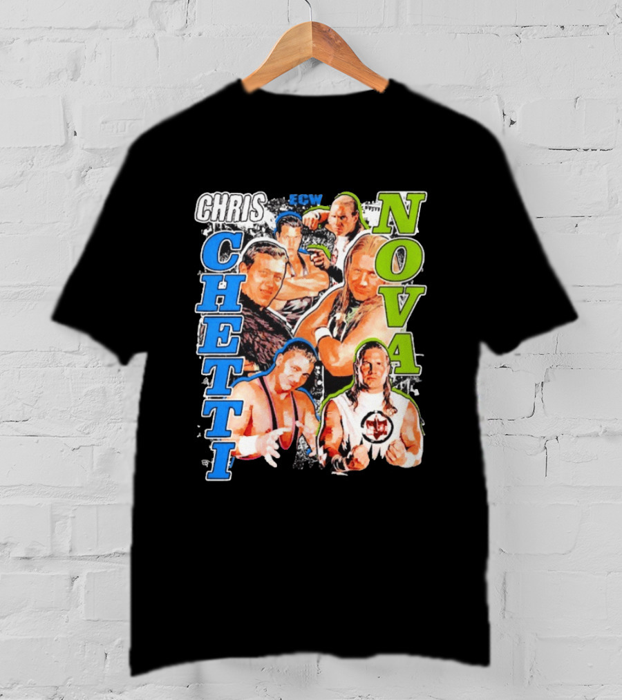 Chris Chetti Nova ECW Wrestling Legends Collage T-Shirt