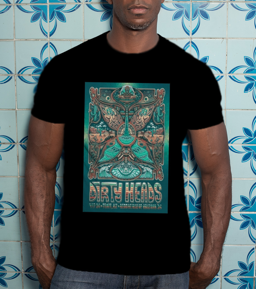 Dirty Heads Reggae Rise Up Tempe Arizona 4.17.26 T-Shirt
