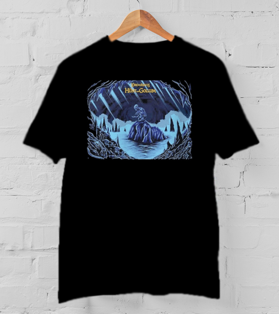 The Lord Of The Rings Hunt For Gollum Cavern Scene 2026 T-Shirt