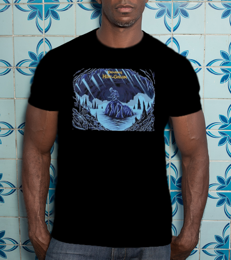 The Lord Of The Rings Hunt For Gollum Cavern Scene 2026 T-Shirt