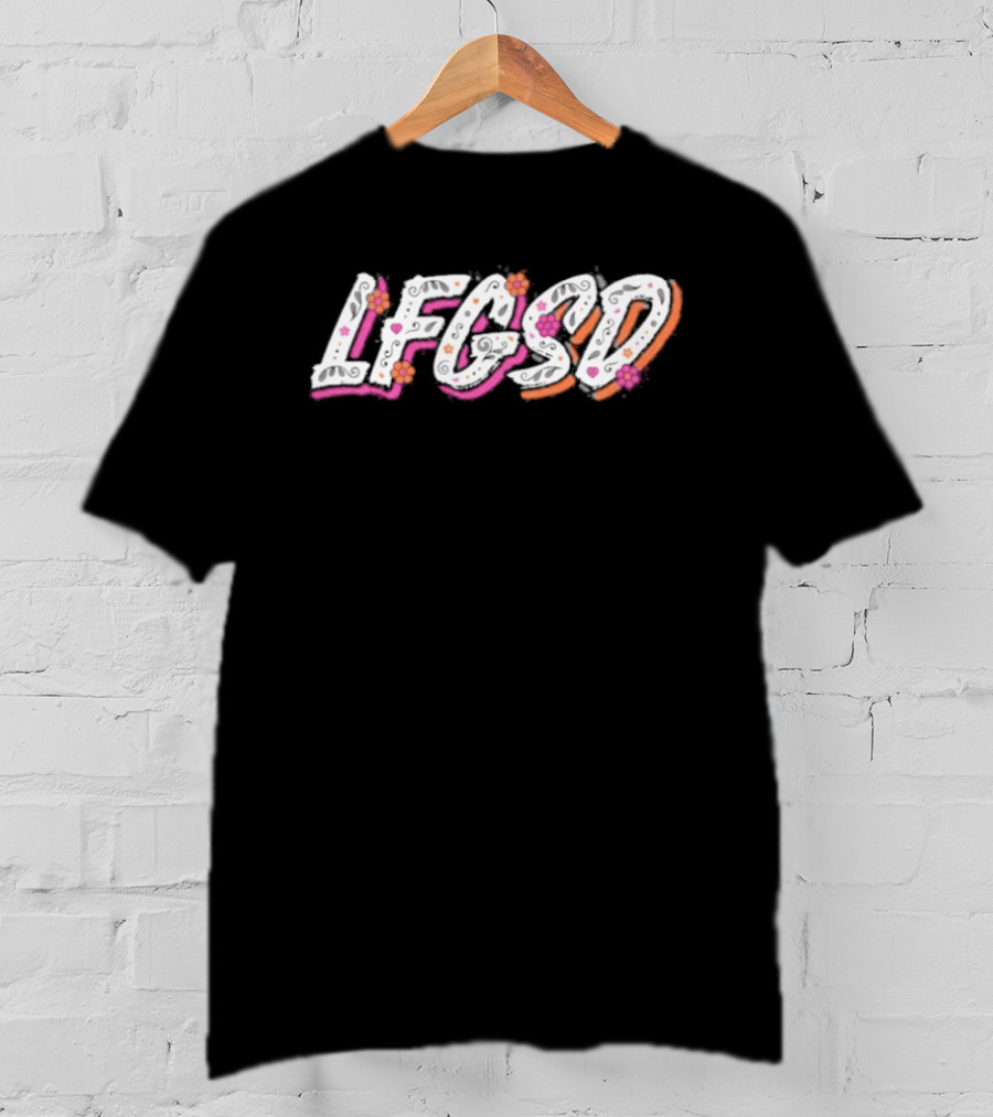 LFGSD Floral Inspired San Diego T-Shirt